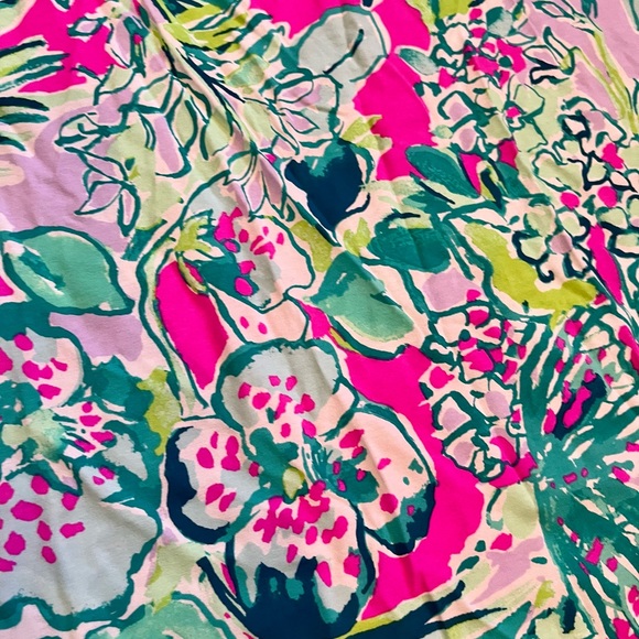 NWT Lilly Pulitzer Small Fawcett Off The Shoulder Dress in Early Bloomer - Picture 14 of 16